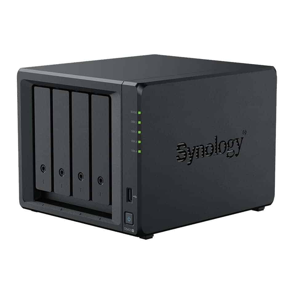 (image for) Synology 4 Bay DS423+ Desktop NAS Unit with 4x 12TB Synology HAT3300 HDD